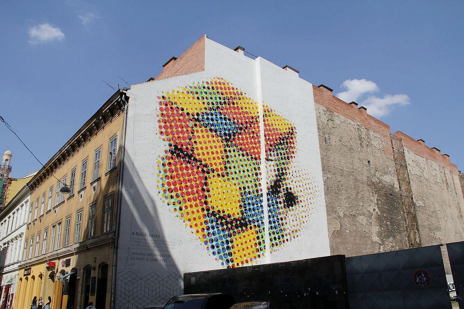 Cover image of this place Rubik's cube Mural