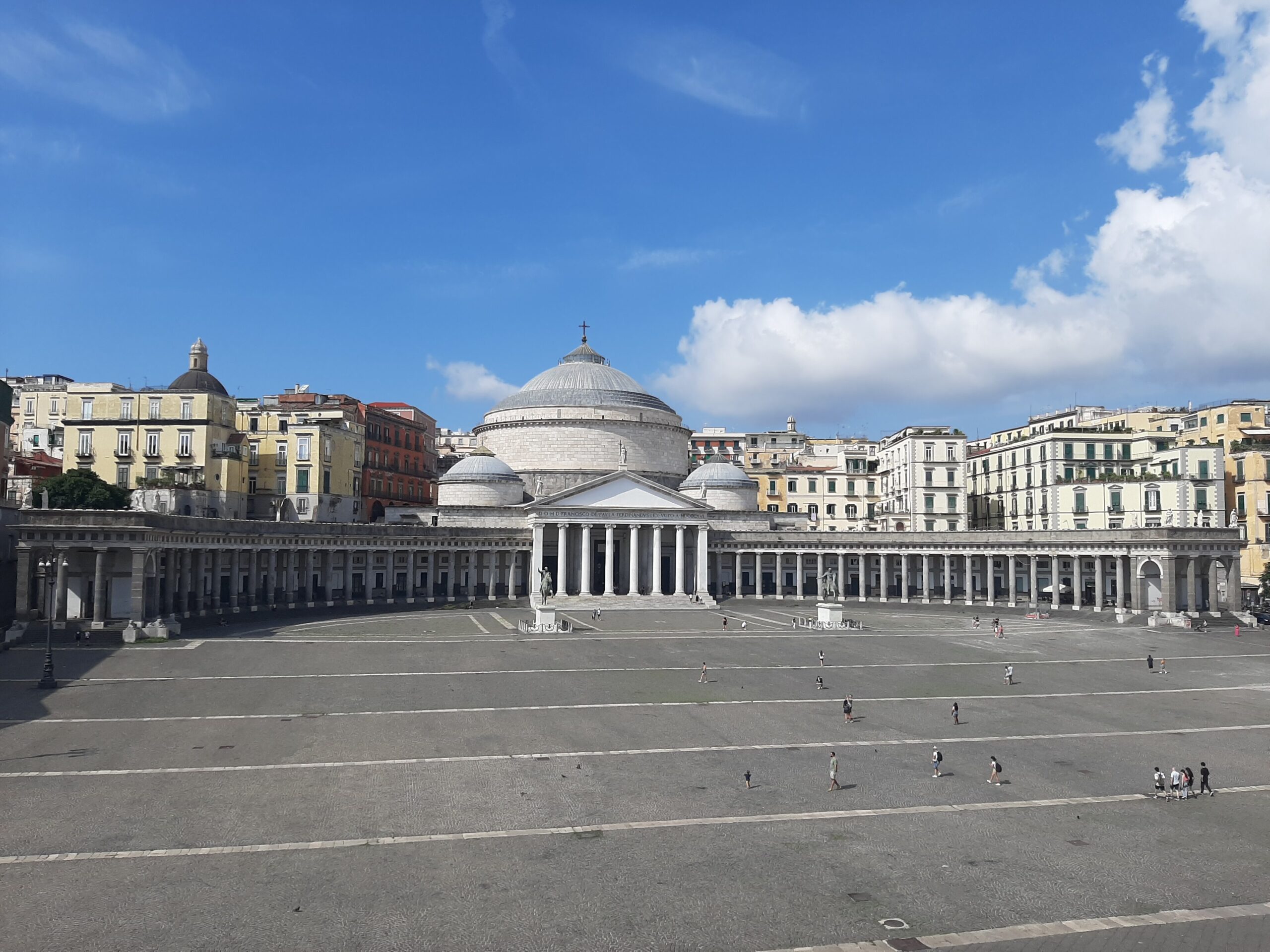 Piazza del Plebiscito after dark.