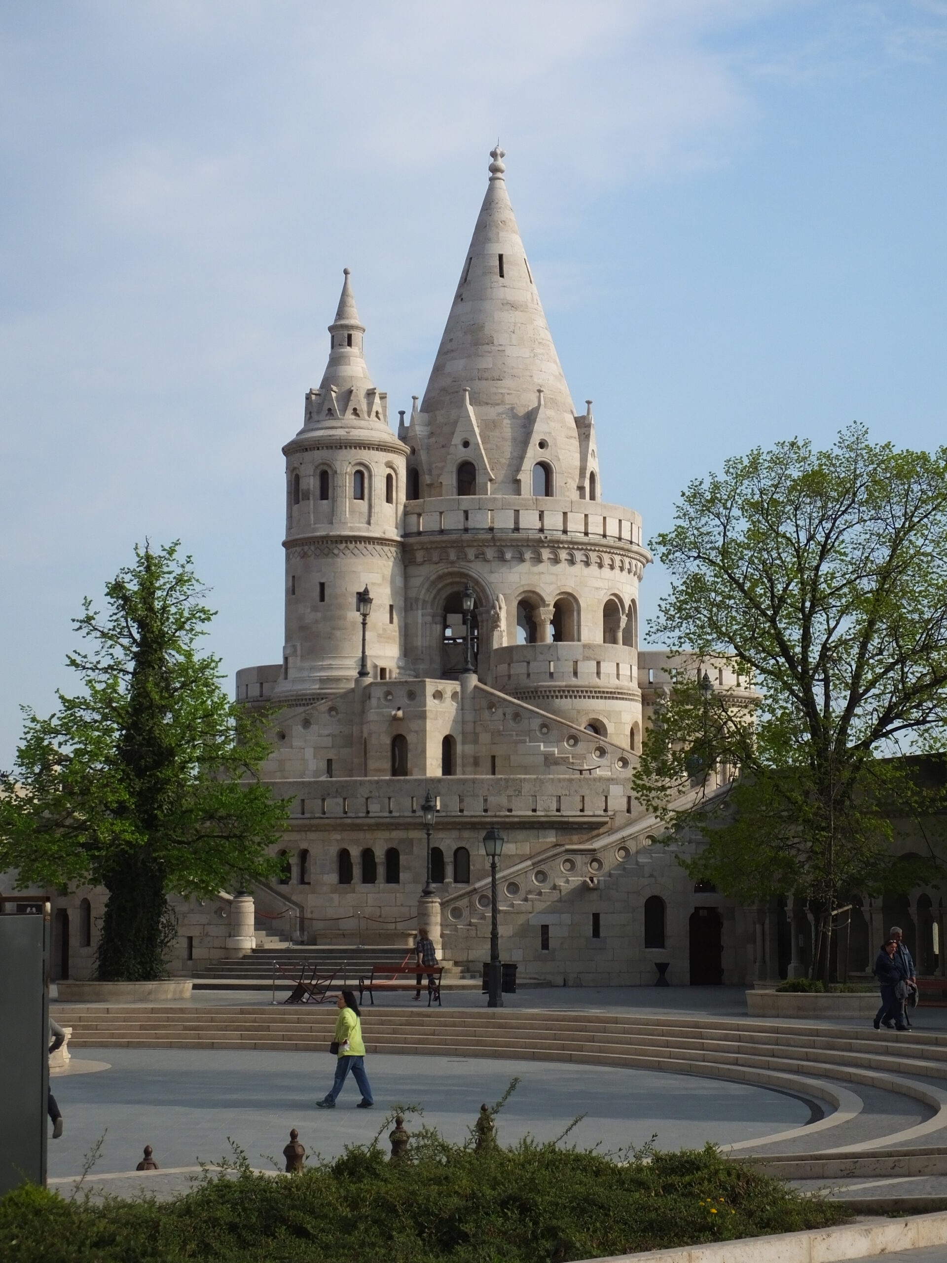 The fairytale turrets of Fishermans Bastion.