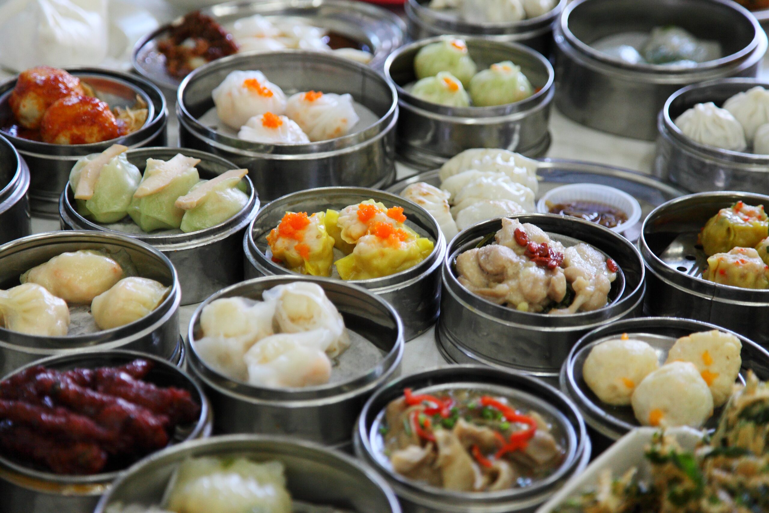 A morning yum cha spread.
