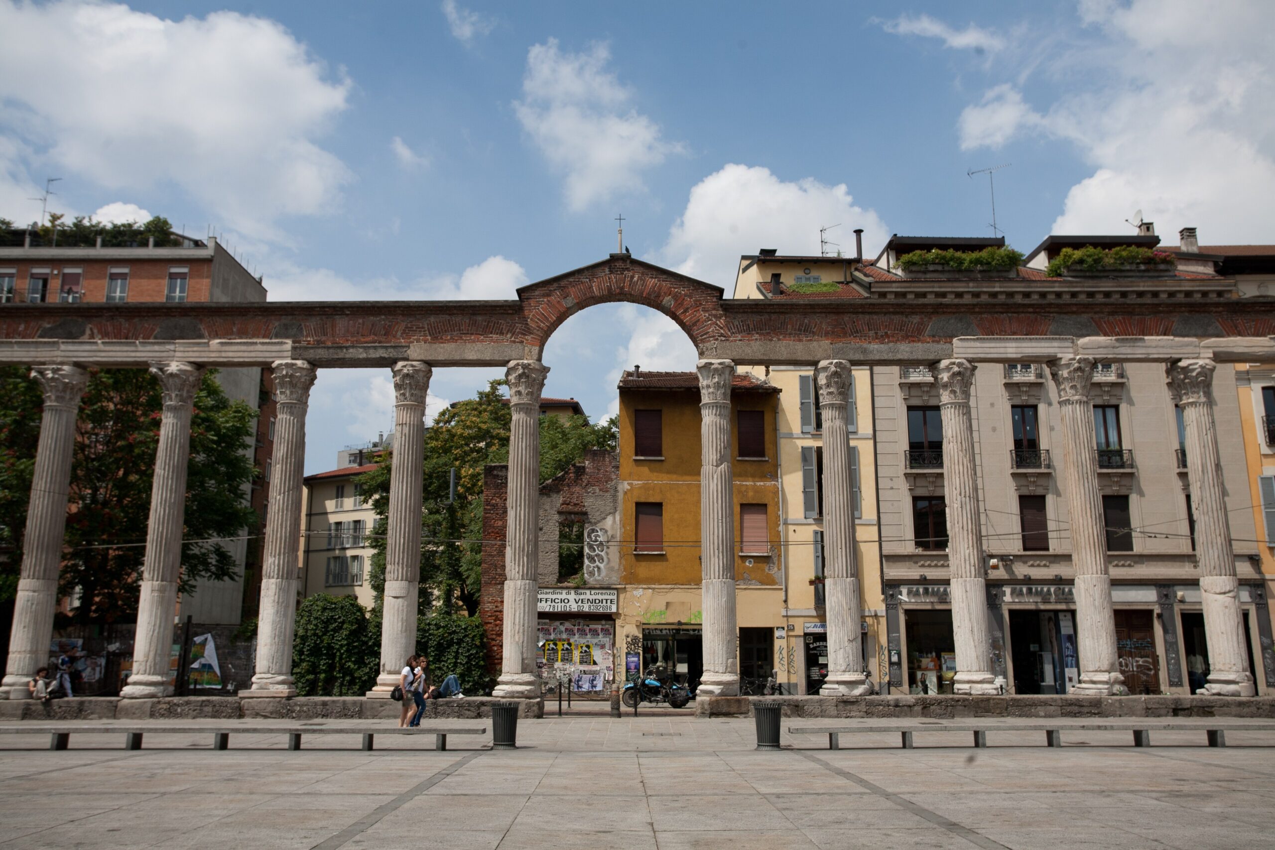 Evenings at the Colonne di San Lorenzo.