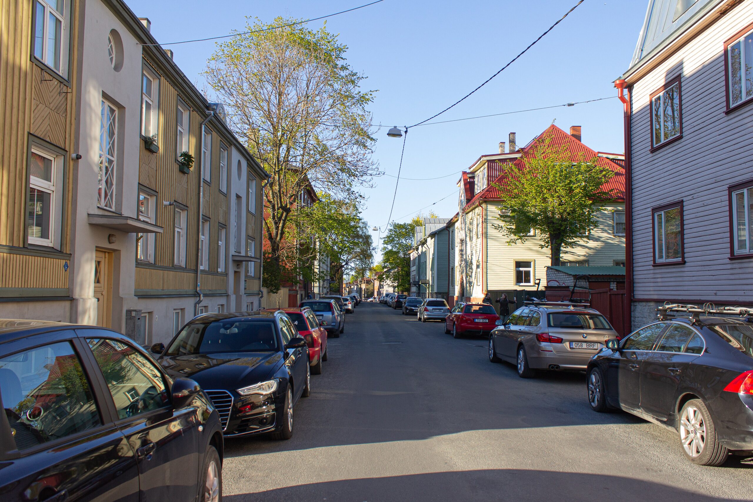Wooden houses in the Kalamaja district.