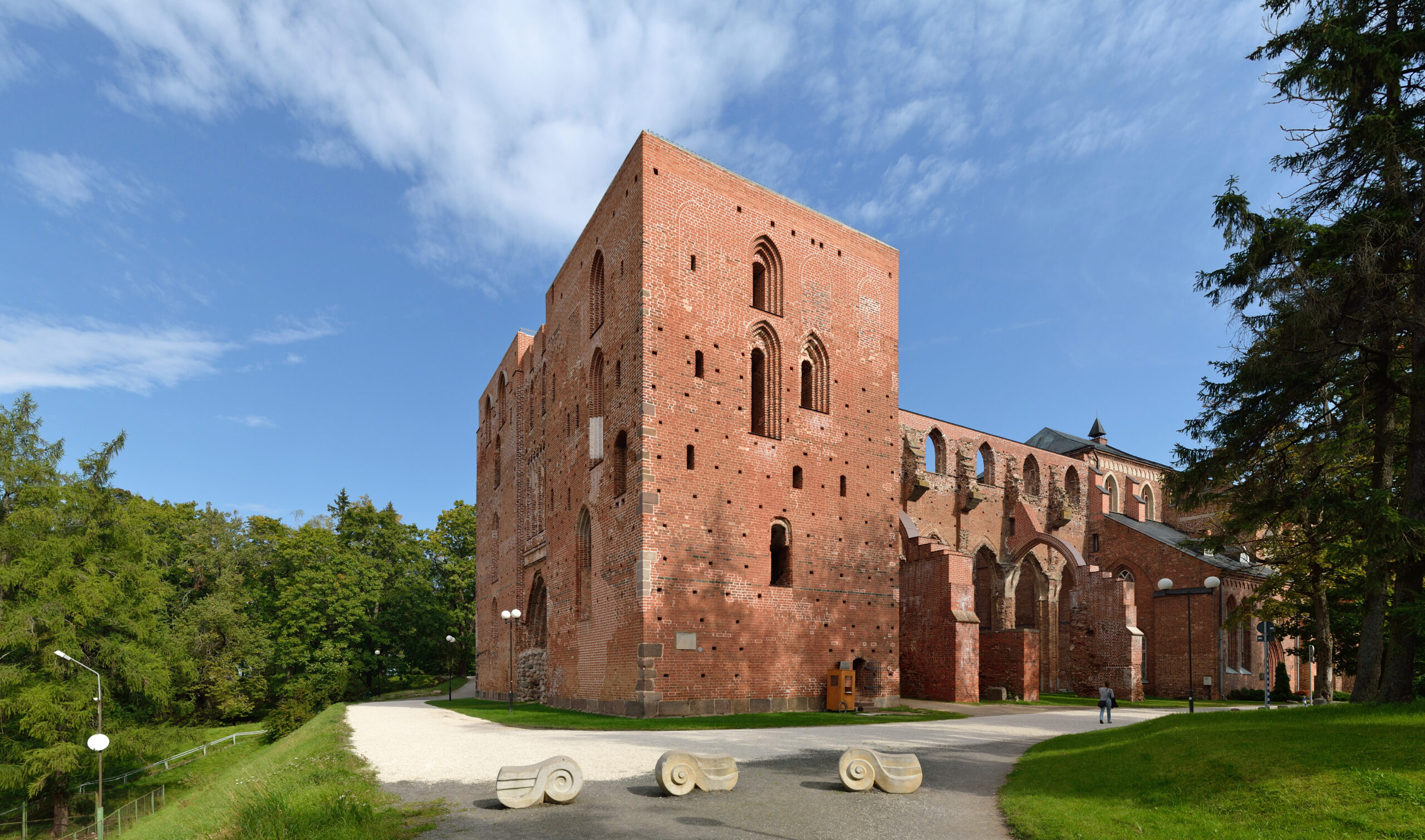 The Gothic cathedral ruins on Toome Hill.