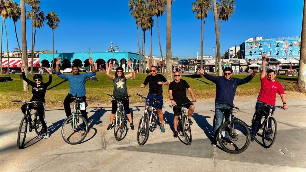 Bikes and Hikes LA in a Day eBike tour in Los Angeles California