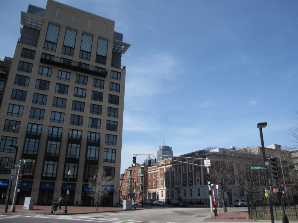 South End Tremont Street near the Boston Center for the Arts in Boston Massachusetts