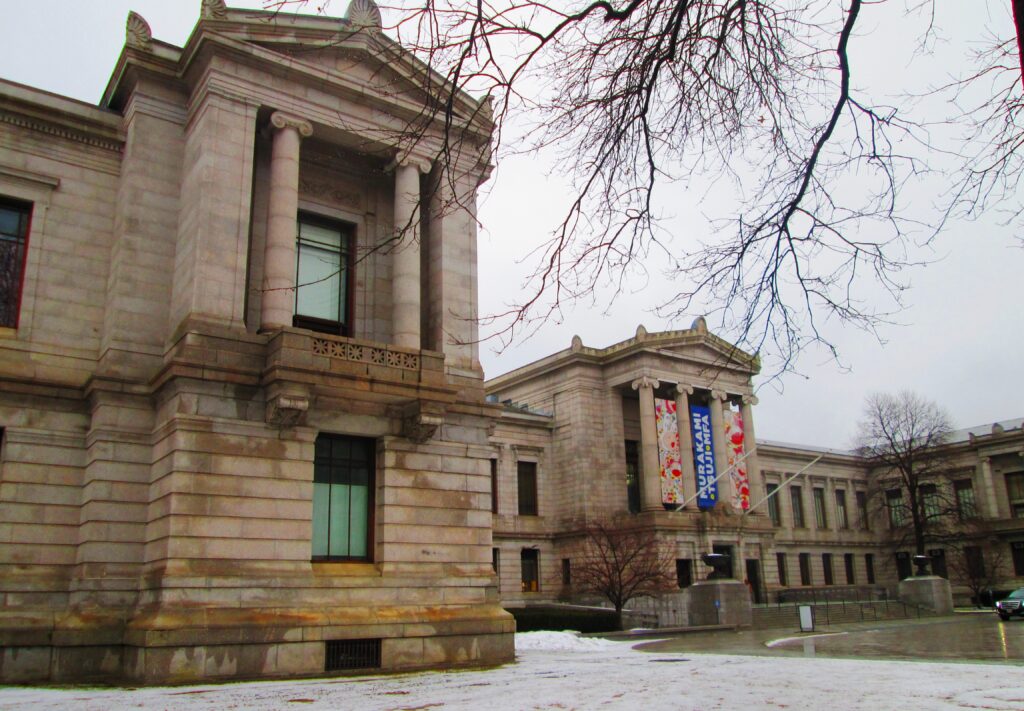 Museum of Fine Arts building in Boston Massachusetts