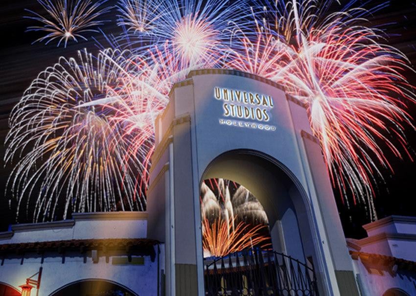 Universal Studios Hollywood theme park in Los Angeles California