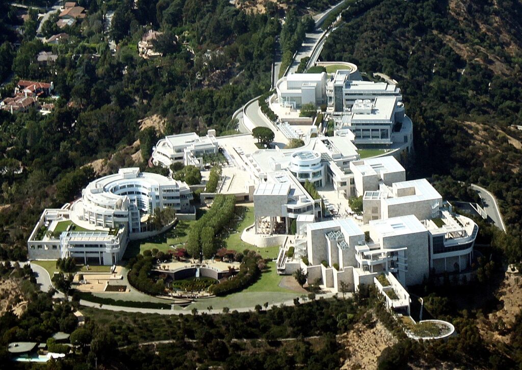 The Getty Center museum architecture in Los Angeles California
