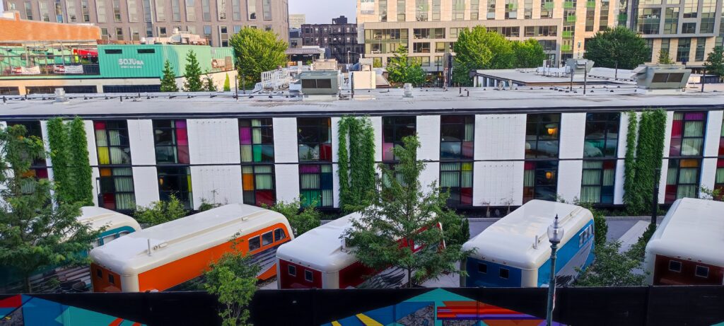 The Verb Hotel beside Fenway Park in Boston Massachusetts