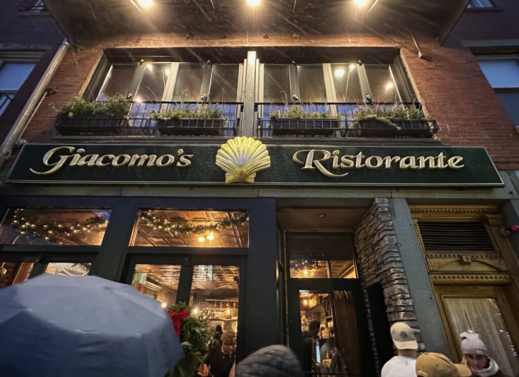 Giacomos Ristorante in the North End Boston Massachusetts
