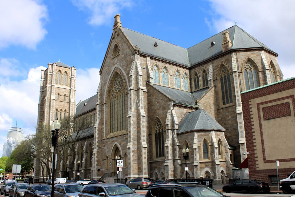Cathedral of the Holy Cross in the South End Boston Massachusetts