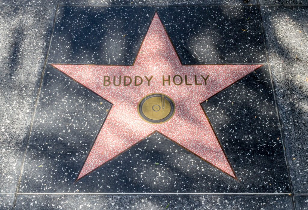 Hollywood Boulevard street scene in Los Angeles California