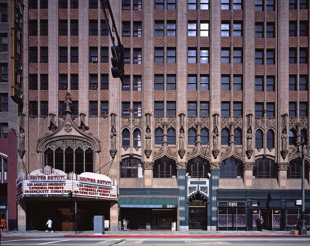 Ace Hotel in the United Artists building in Los Angeles California