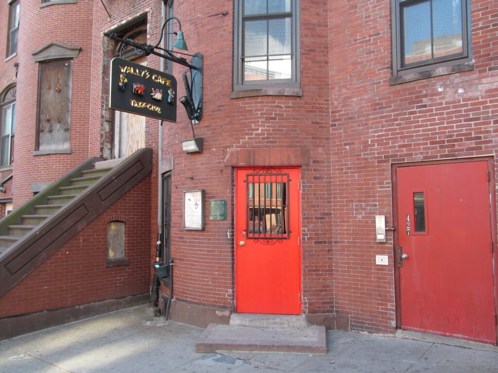 Wallys Cafe jazz club in the South End Boston Massachusetts