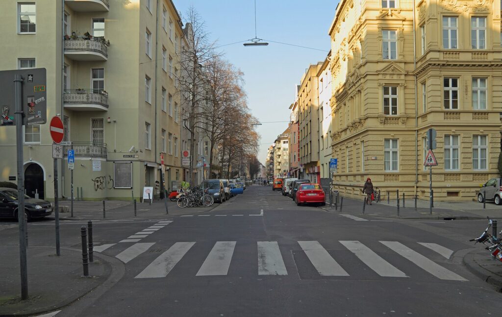 A street in the Belgian Quarter of Cologne
