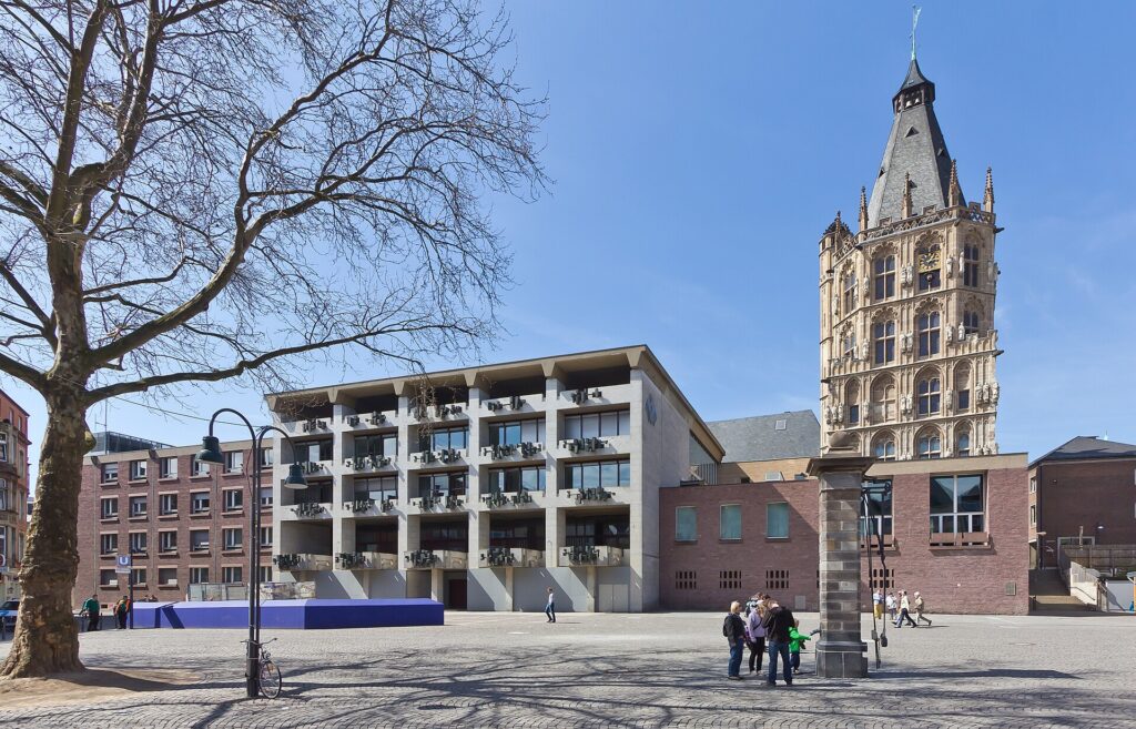 A historic square in Cologne old town