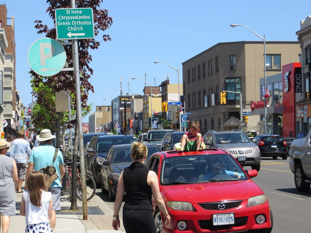 Danforth Avenue in Toronto