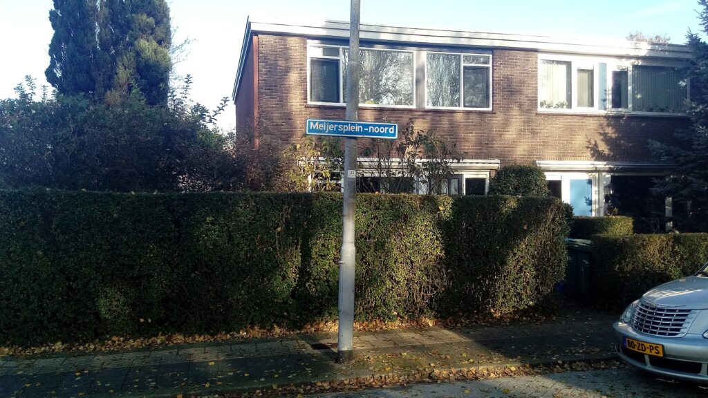 Meijersplein-noord street sign, Schiebroek, Rotterdam (2020) 04