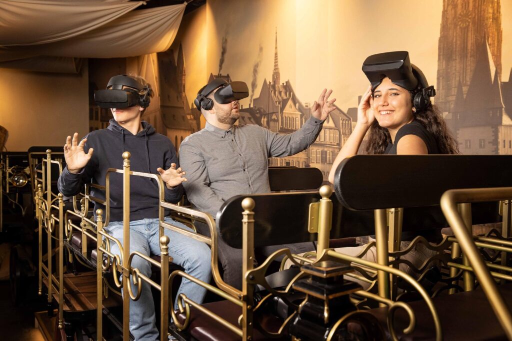 Virtual reality time-travel experience through Frankfurt history