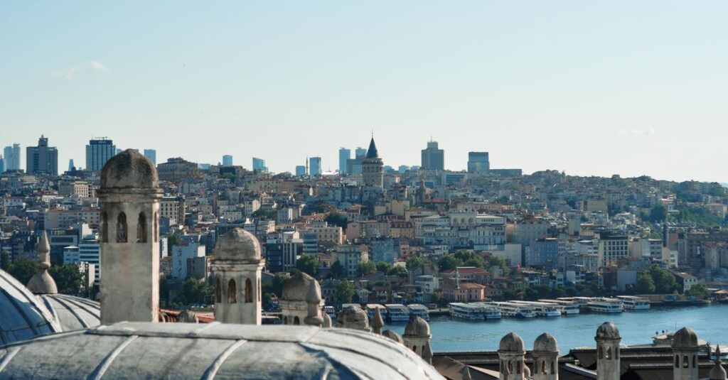 Rooftop view over Istanbul
