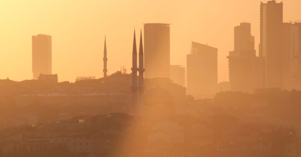 Istanbul city skyline