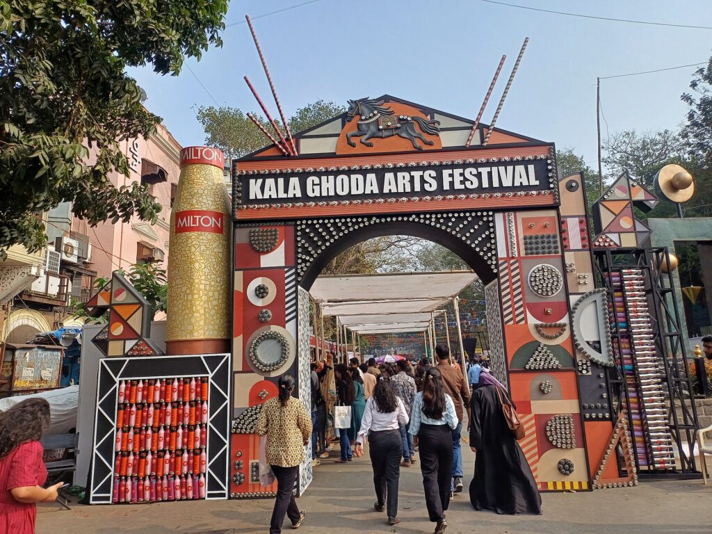 Entrance gate to Kala Ghoda Arts Festival 2026