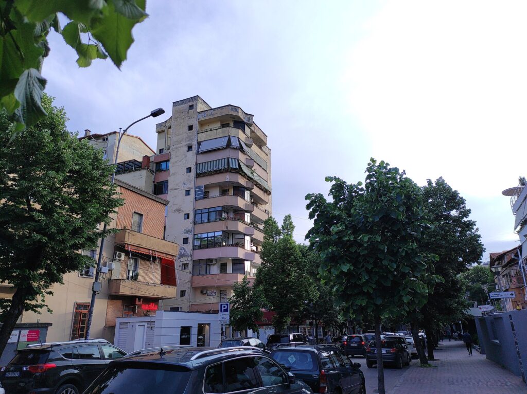 Ish-Blloku neighborhood in Tirana, Albania