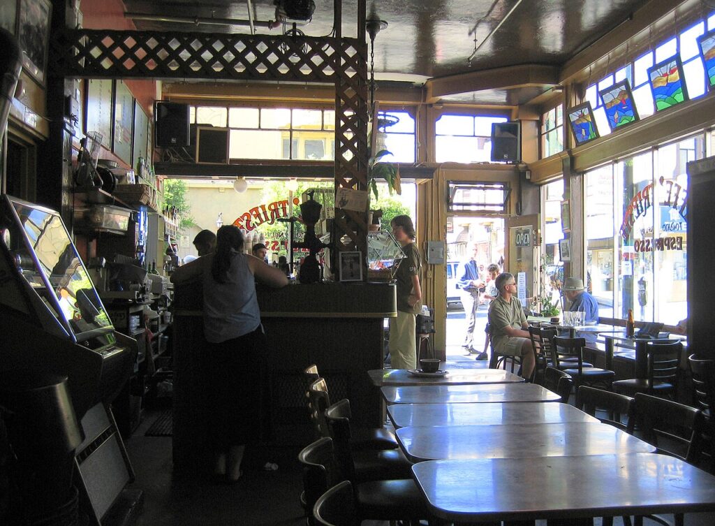 Caffe Trieste cafe in North Beach, San Francisco
