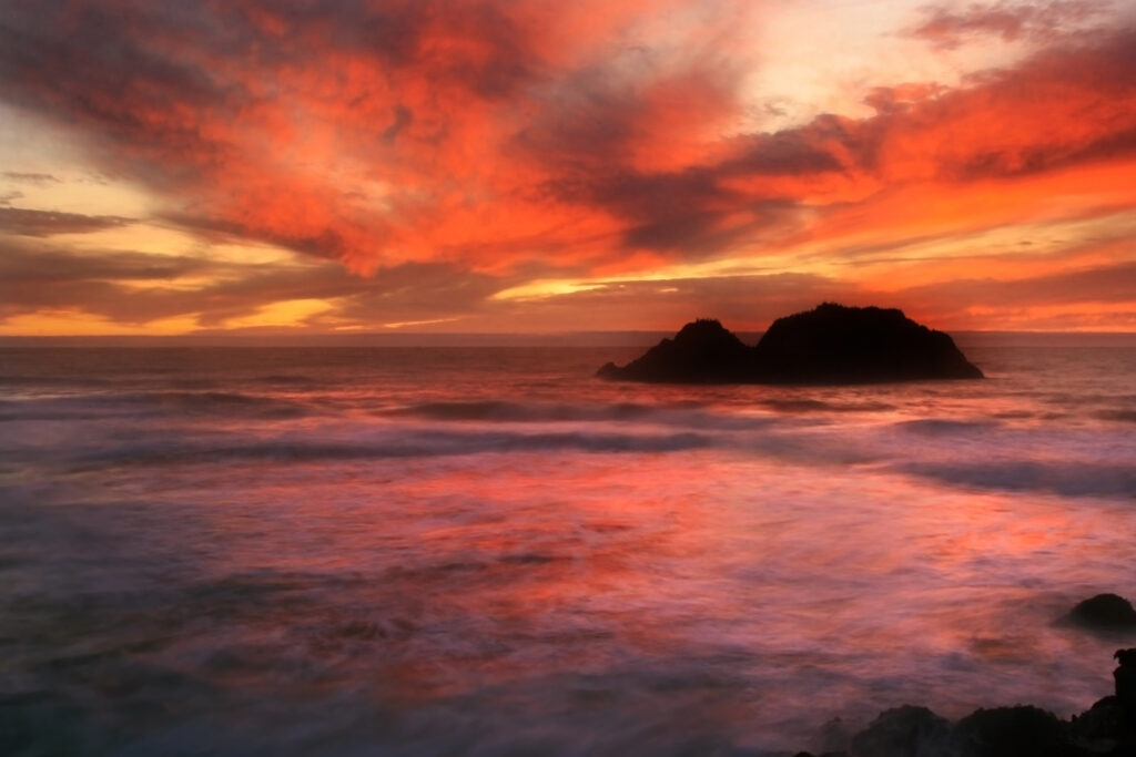 The coastal trail at Lands End in San Francisco