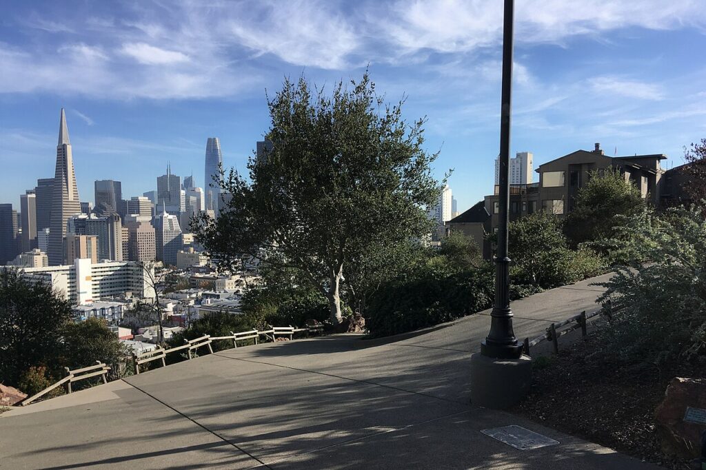 Ina Coolbrith Park on Russian Hill, San Francisco