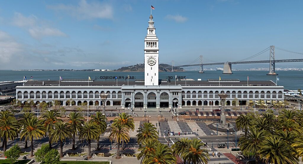 San Francisco Ferry Building on the Embarcadero