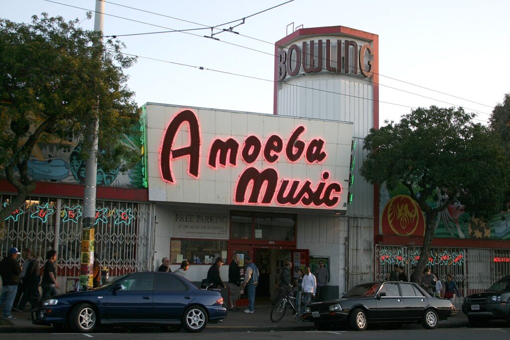 Amoeba Music record store on Haight Street, San Francisco