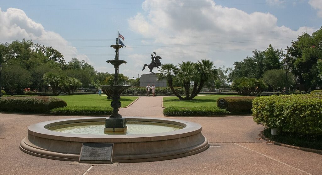 Jackson Square with St. Louis Cathedral in the French Quarter