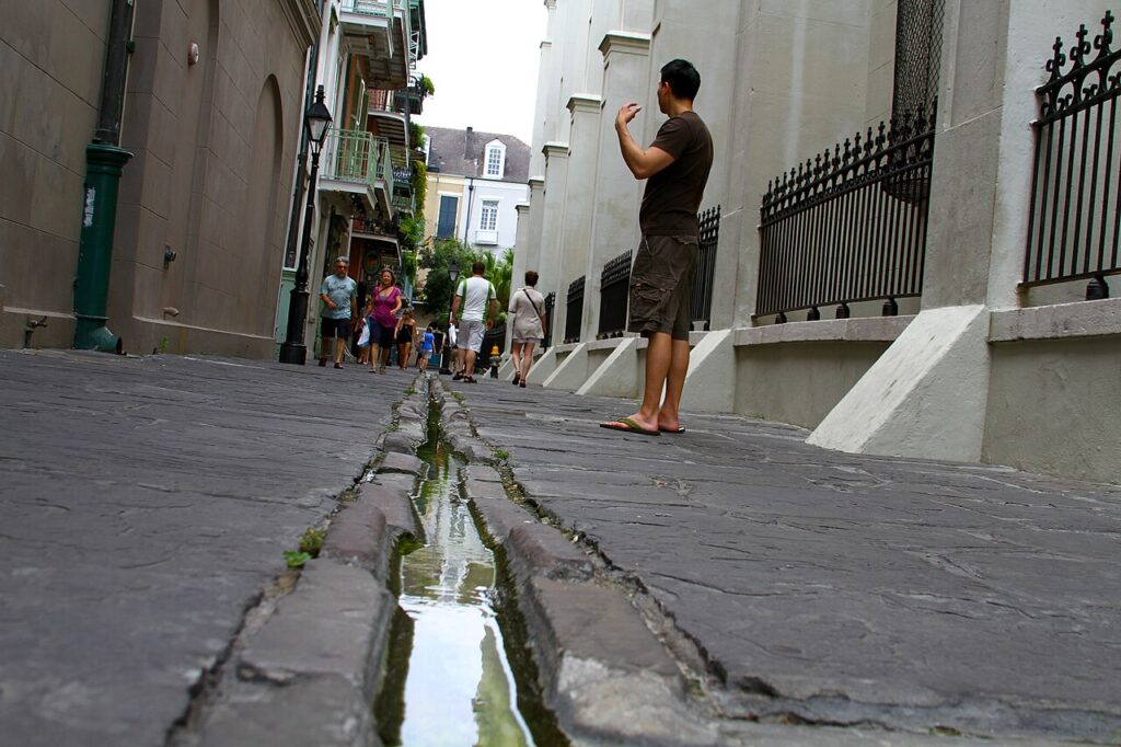 Pirate's Alley in the French Quarter, home to Faulkner House Books