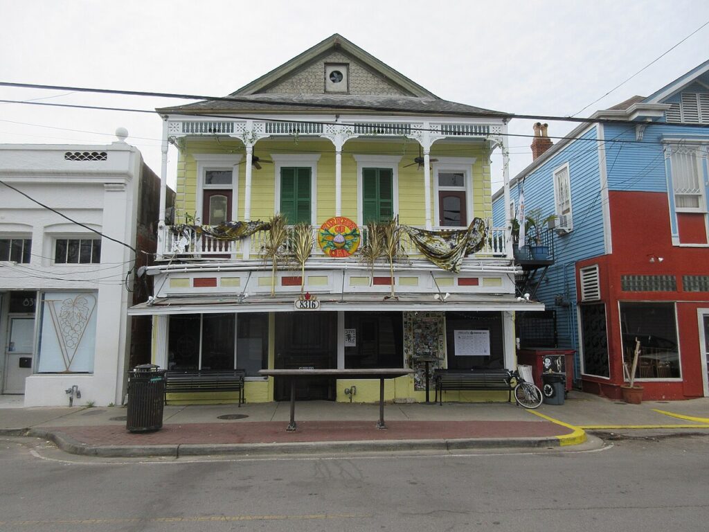 Exterior of the Maple Leaf Bar in the Carrollton neighborhood