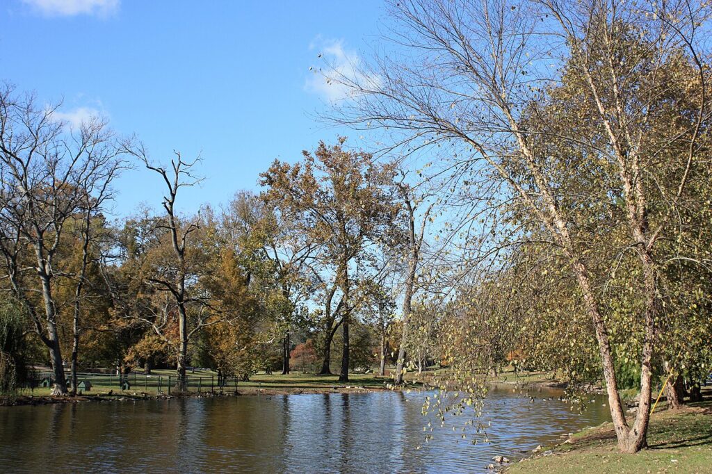 Green space at Shelby Park in East Nashville