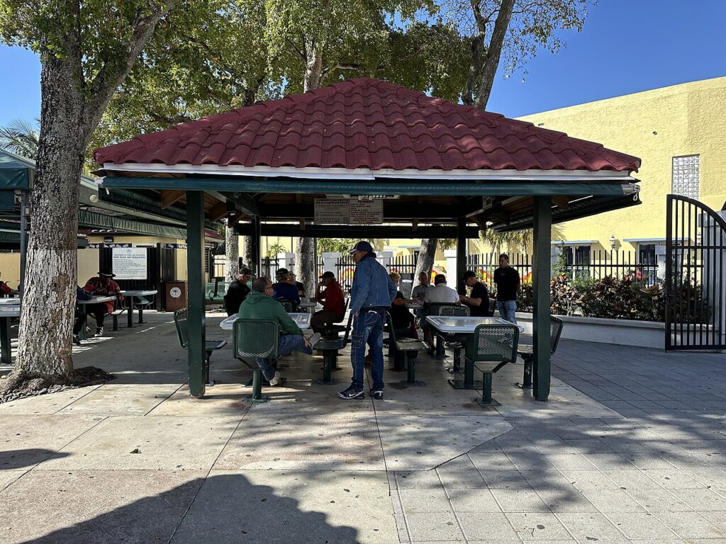 Domino Park on Calle Ocho in Little Havana, Miami