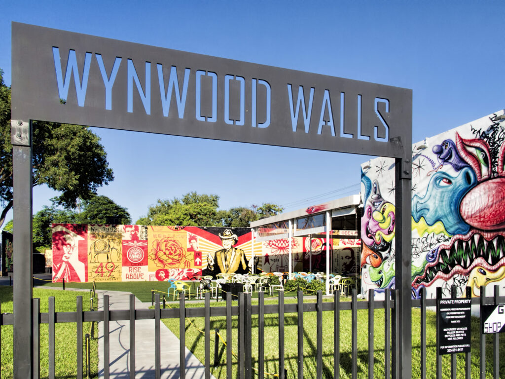 Outdoor murals at the Wynwood Walls in Miami