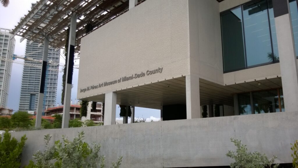The Perez Art Museum Miami on Biscayne Bay