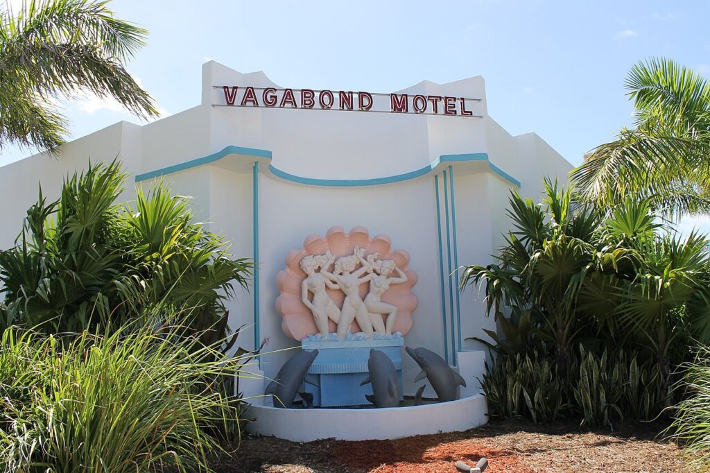 The restored Vagabond Hotel in Miami's MiMo District