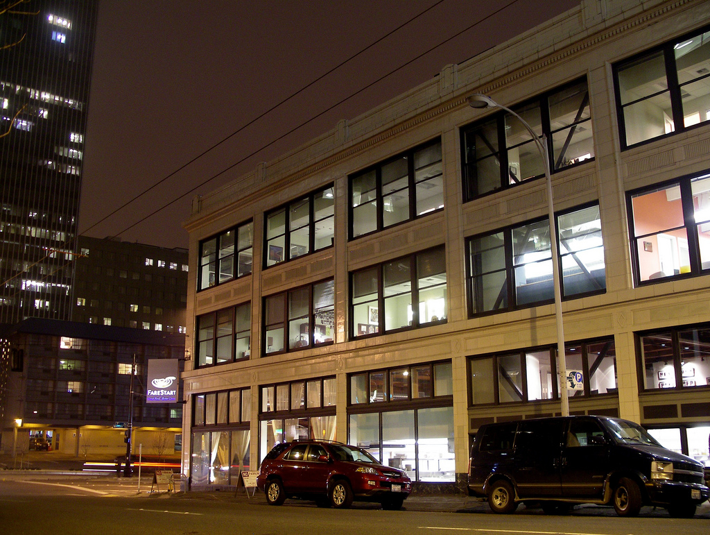 FareStart restaurant building in the Denny Triangle, Seattle