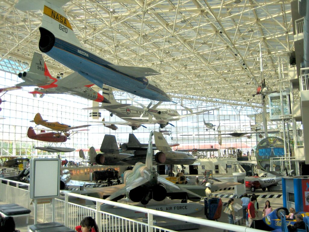 Aircraft on display at the Museum of Flight in Seattle