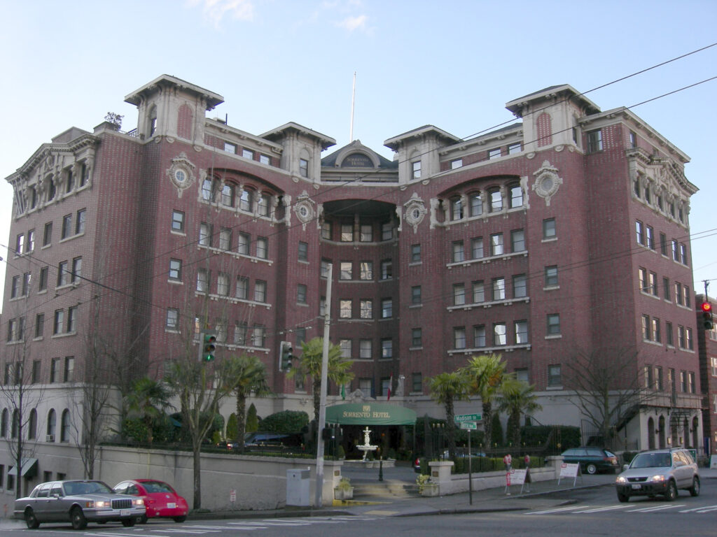 Historic Hotel Sorrento building on First Hill, Seattle
