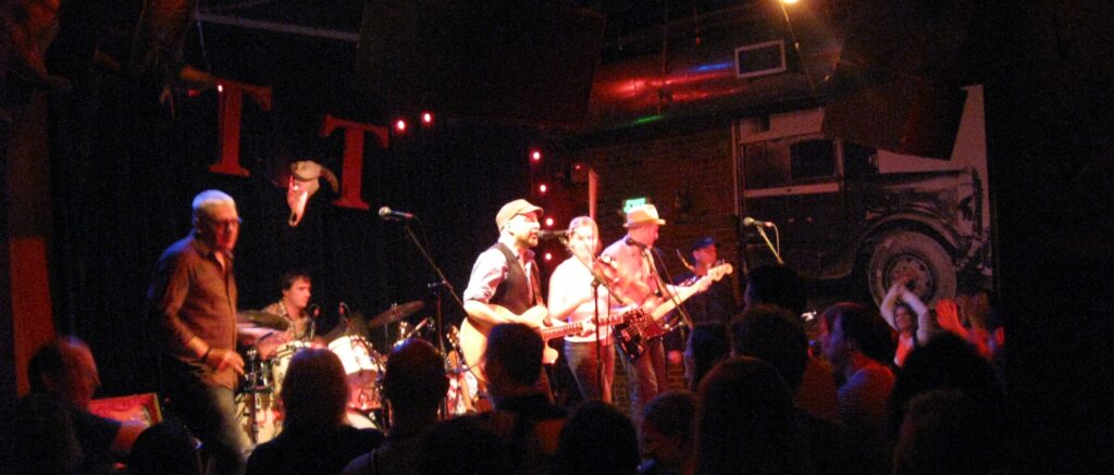 A band performing at the Tractor Tavern in Ballard, Seattle