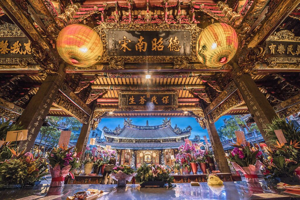 Bao-an Temple in Da-tong district, Taipei City