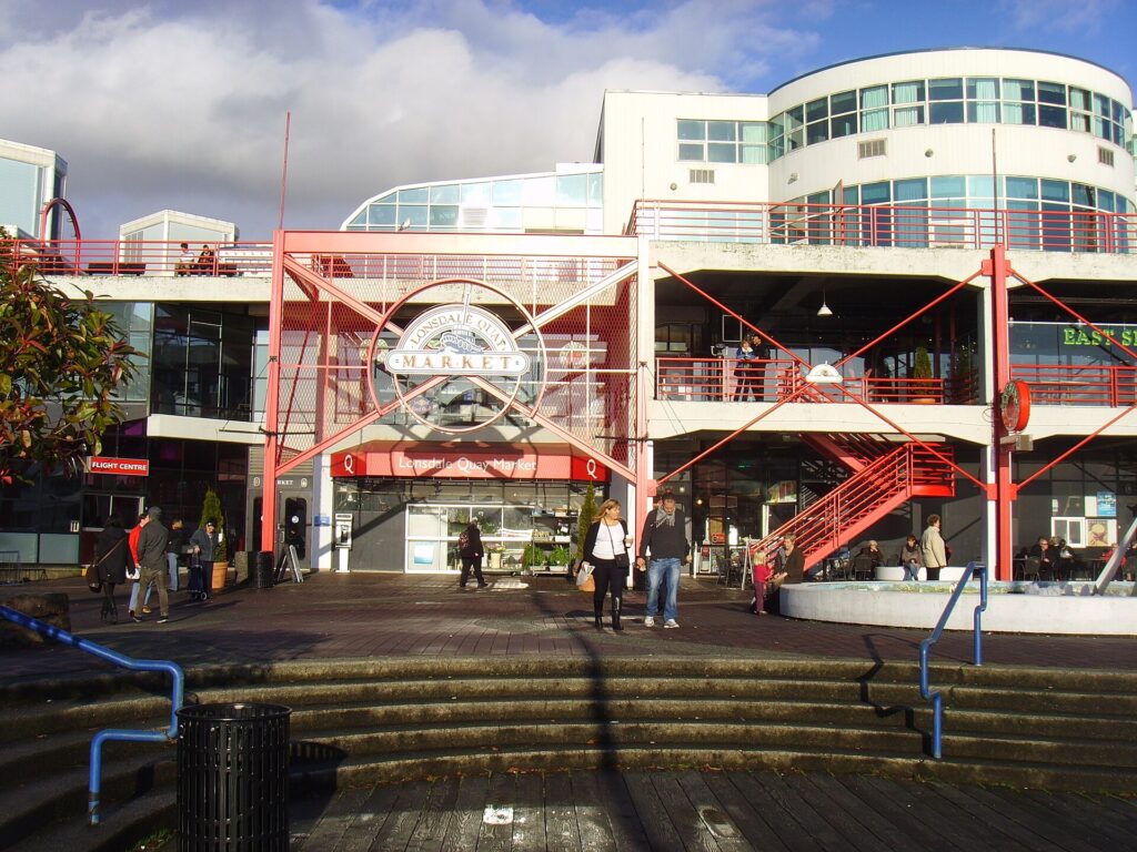 Inside the Lonsdale Quay Market in North Vancouver