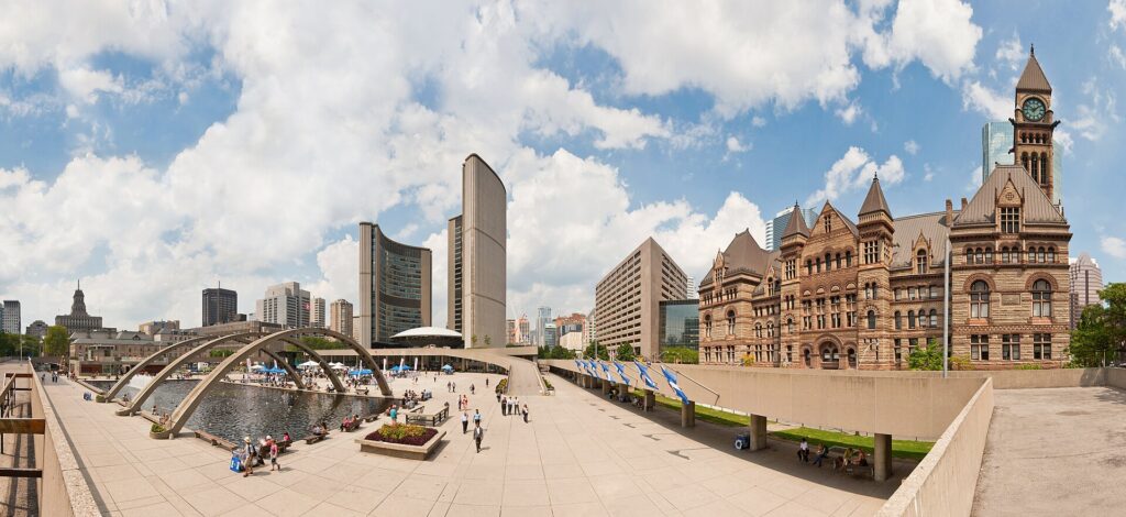 Nathan Phillips Square and City Hall in Toronto