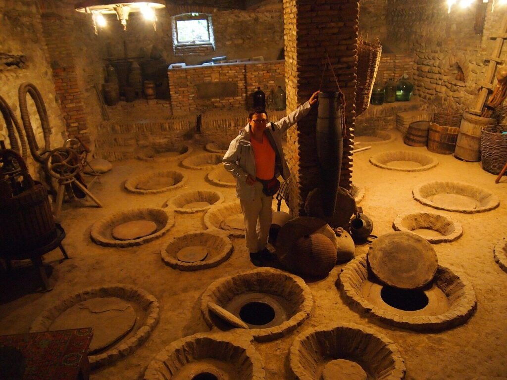 Georgian wine cellar