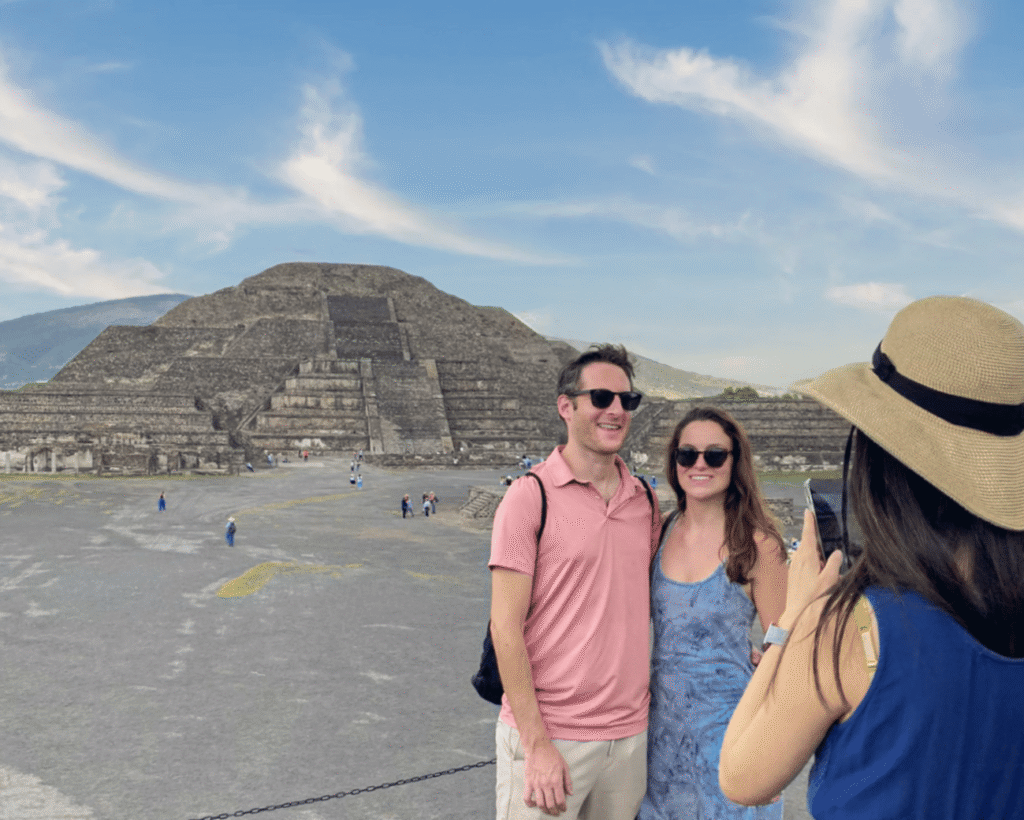Pyramid of the Sun at Teotihuacan near Mexico City