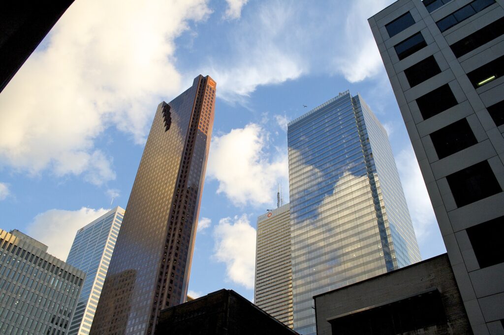 Downtown Toronto office towers